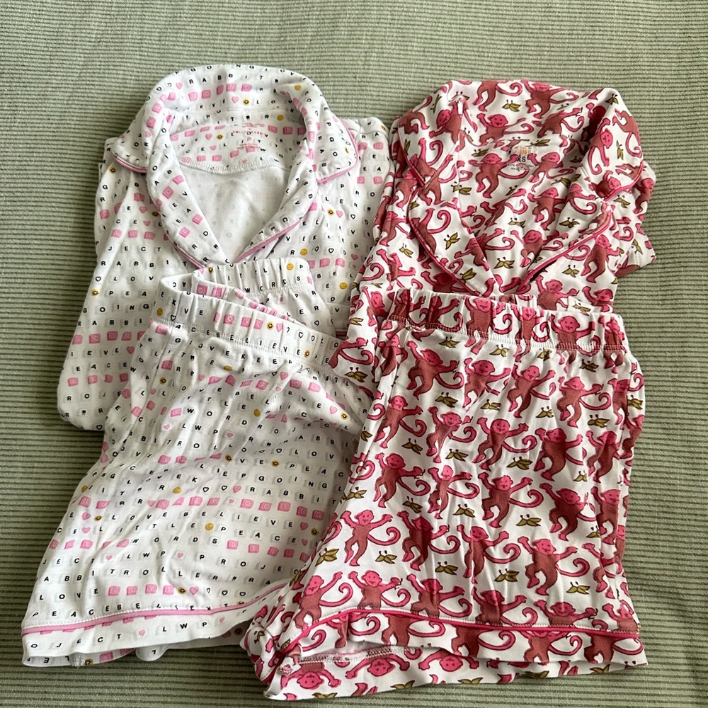 Roller Rabbit pajama bundle